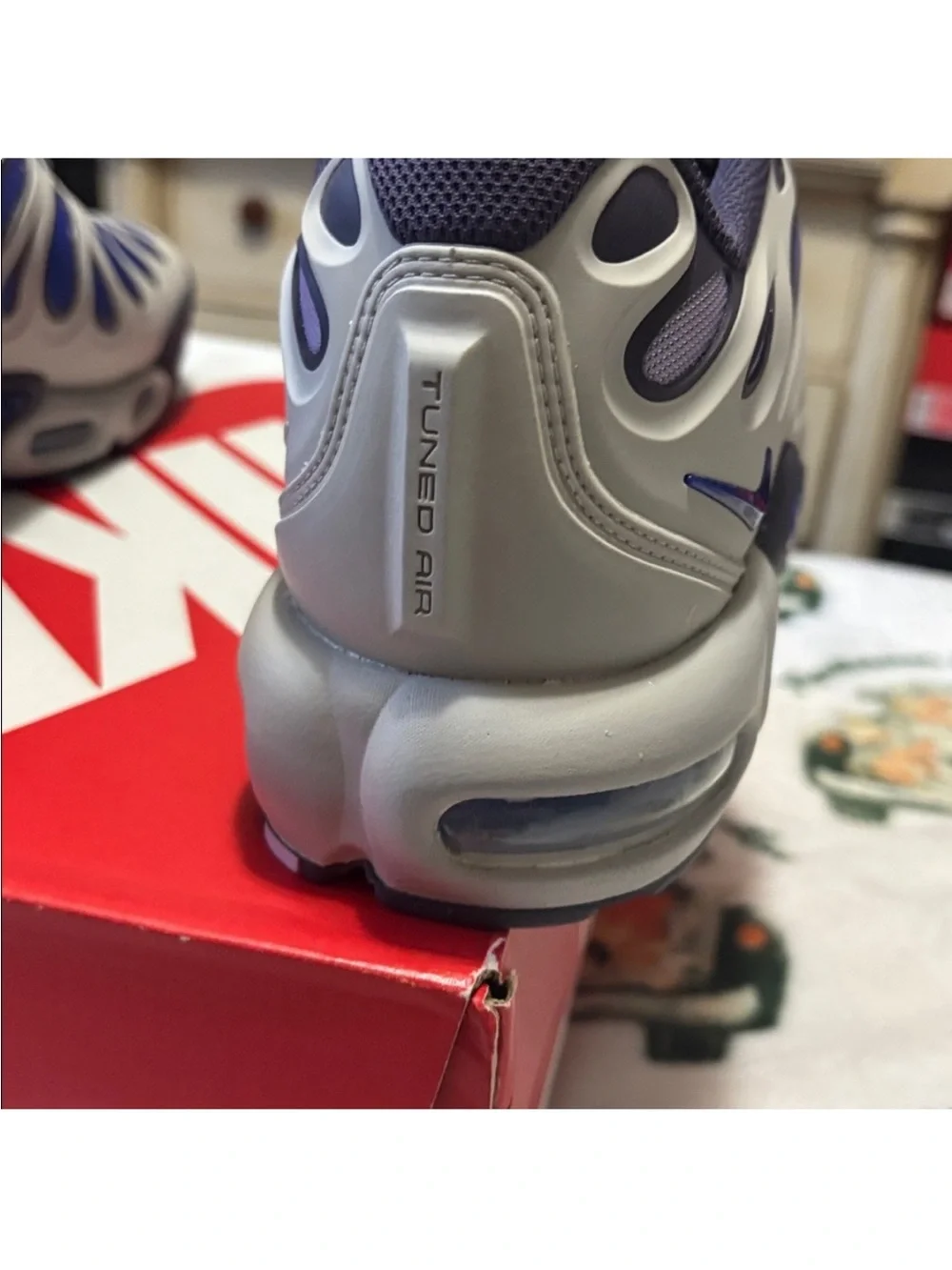 Nike Air Max Drift Men’s Gray and Blue Athletic Sneakers